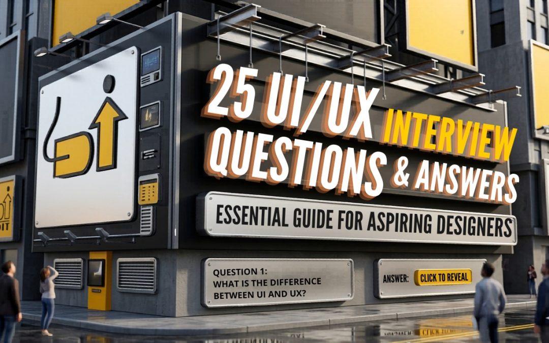 Top 25  UI UX Interview Questions and Answers (All Levels)